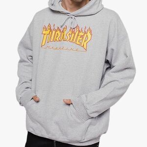 Thrasher Flame Pullover Hoodie Men's Size Small